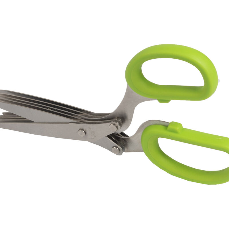 Herb Scissors Set w/ 5 Blades & Cover Kitchen Chopping Shear New Free  Shipping