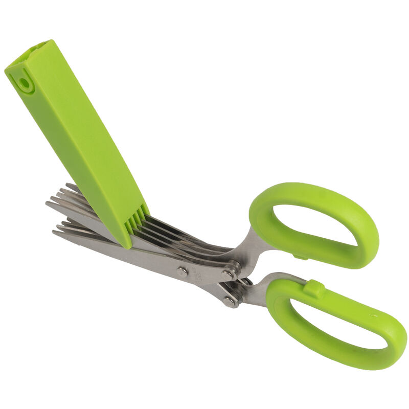 Herb Scissors With Multi Blades Stainless Steel Fast Cutting Shear