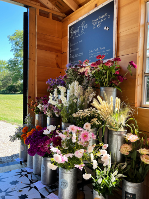 bouquet bar at Diddle & Zen